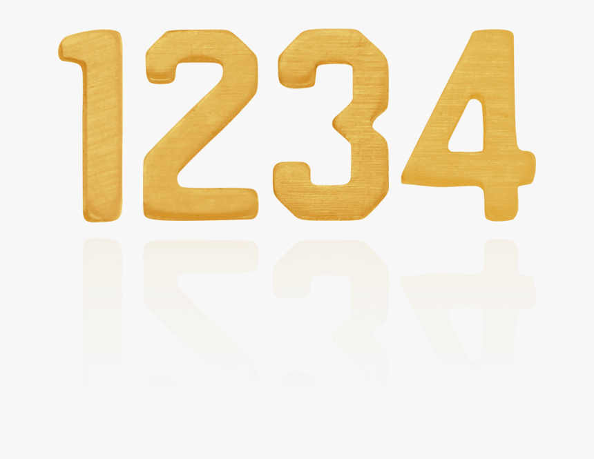 Gold Numbers Png, Transparent Png, Free Download