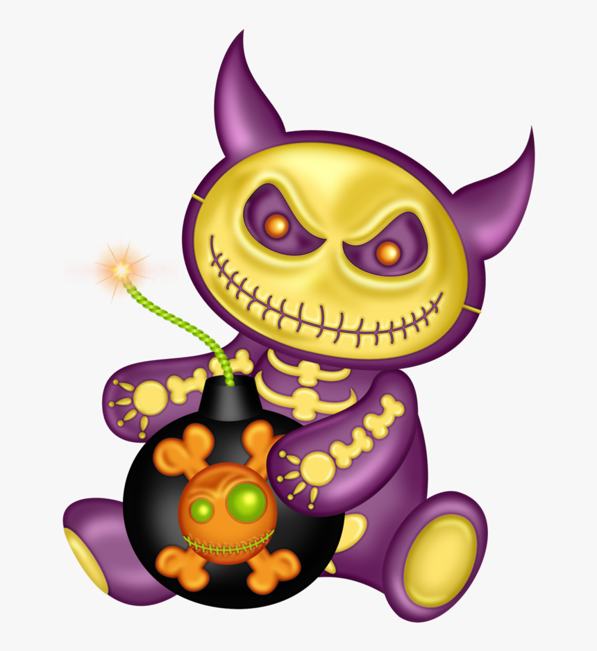 Halloween Clip Art Creepy, HD Png Download - kindpng.