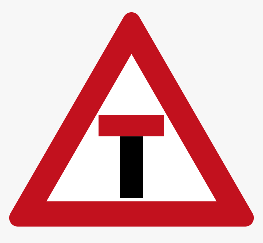 One Way Sign Png, Transparent Png, Free Download