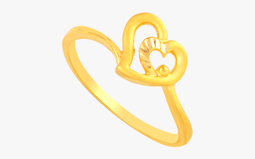 Golden Heart Png, Transparent Png, Free Download