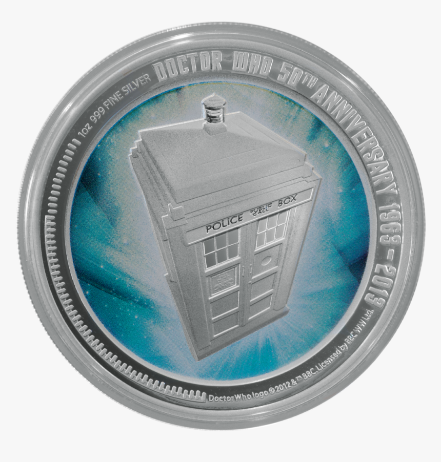 Doctor Who 50th Anniversary 1oz Silver Coin, HD Png Download, Free Download