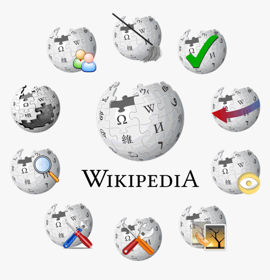 Wikipedia Logo Collage, HD Png Download, Free Download