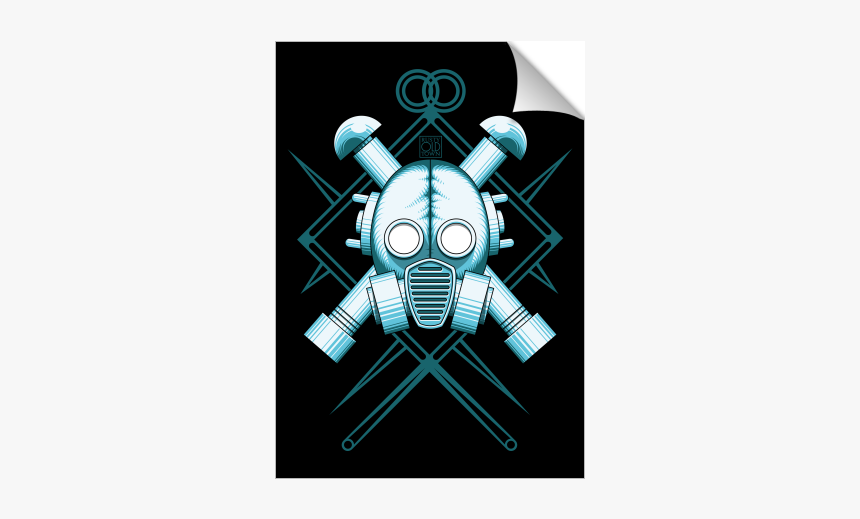 Tribal Blue Gasmask, HD Png Download, Free Download