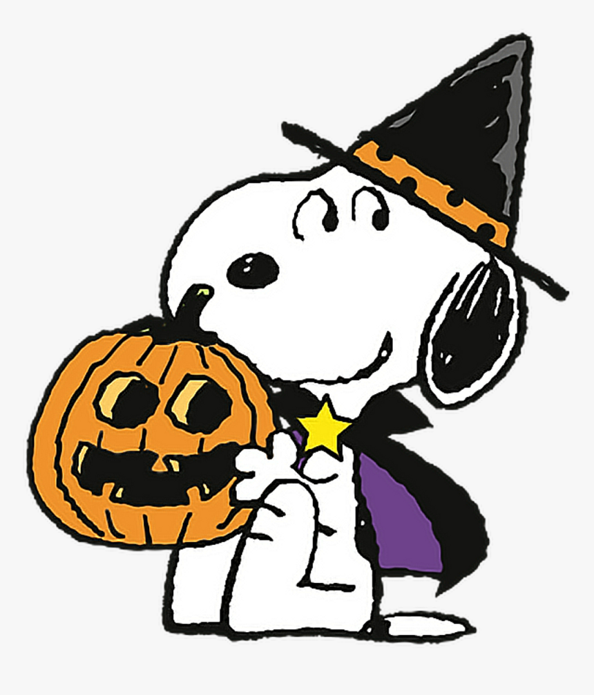Cute Halloween Png -halloween Png Snoopy, Transparent Png - kindpng