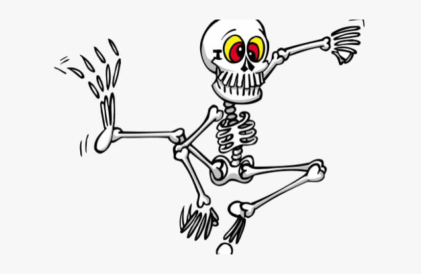 Cartoon Halloween Skeleton, HD Png Download, Free Download