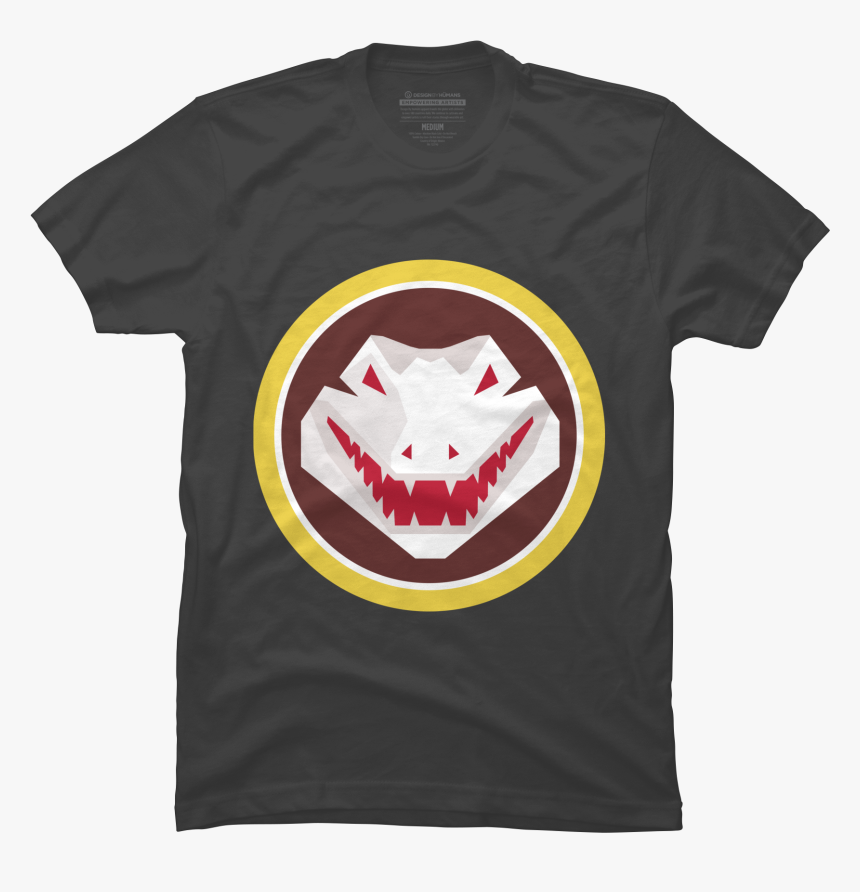 Alligator Head Circle Retro Men"s T-shirt, HD Png Download, Free Download