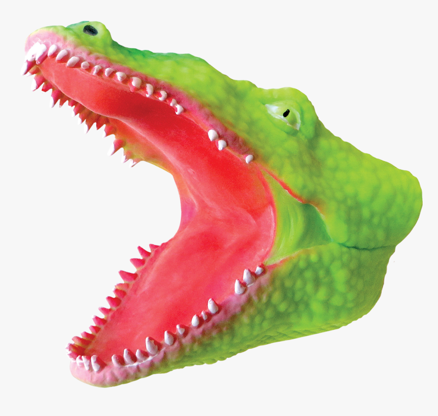 Light Green Crocodile Rubber Hand Puppet, HD Png Download, Free Download