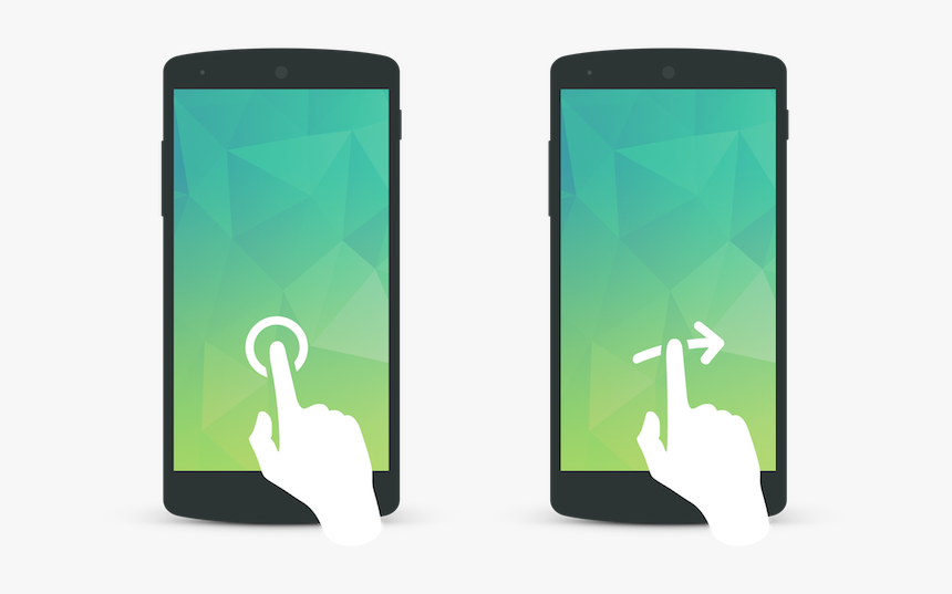 Tap Vs Swipe, HD Png Download, Free Download