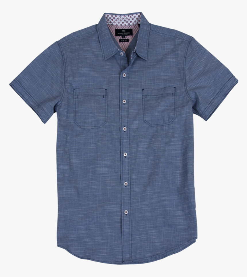 Crosshatch Pattern Short Sleeve Shirt, HD Png Download - kindpng