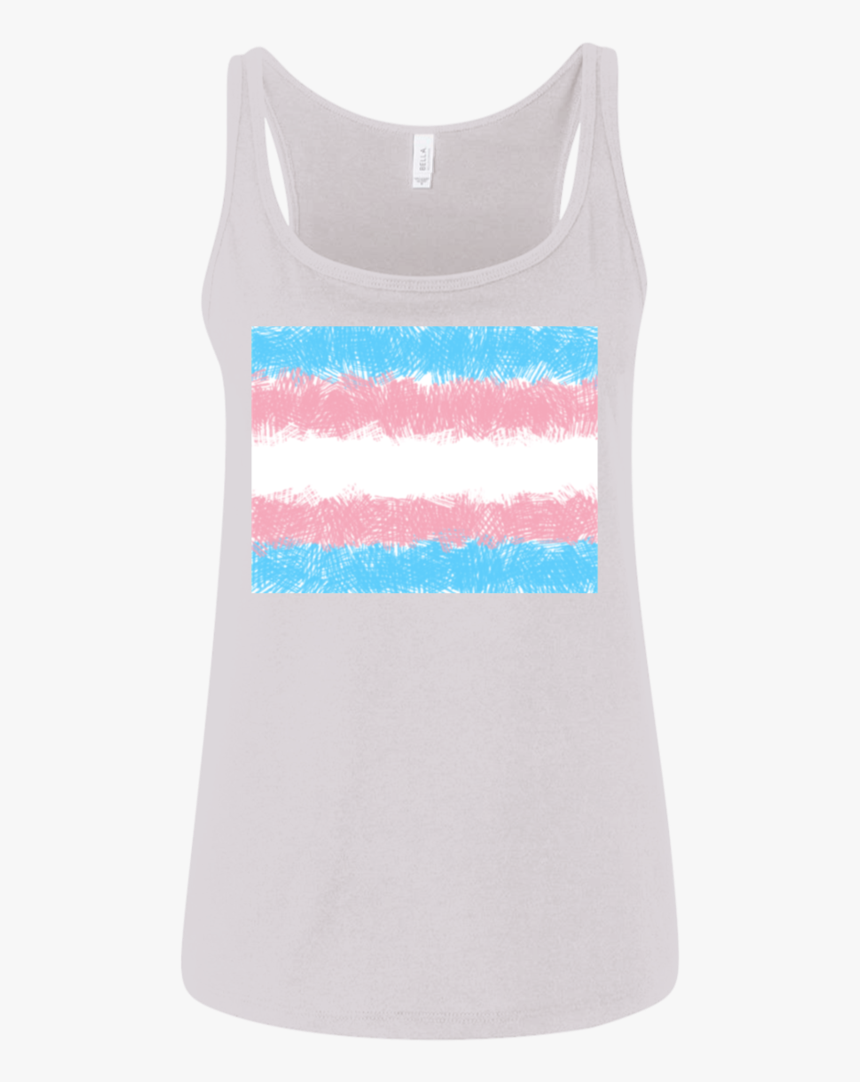 Transgender Flag In Crosshatch Design-bella Canvas, HD Png Download, Free Download