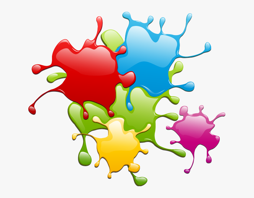 Painting Splash Euclidean Vector, HD Png Download, Free Download