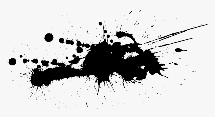 Black Paint Splash K, HD Png Download, Free Download