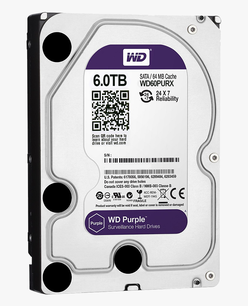 Wdpurple6tb, HD Png Download, Free Download