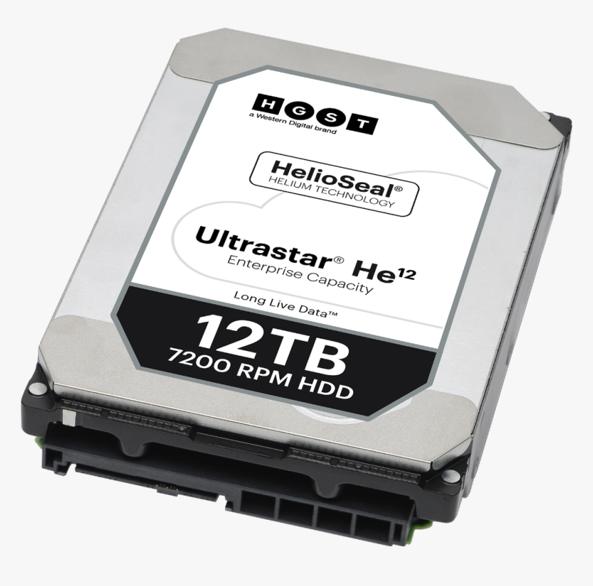 Hgst Ultrastar He12 0f29603 Huh721212ale600 12tb, HD Png Download, Free Download