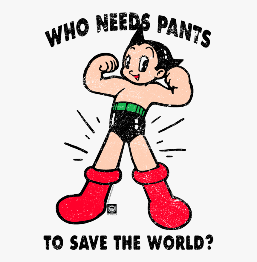Astro Boy Who Needs Pants To Save Clipart , Png Download, Transparent Png, Free Download