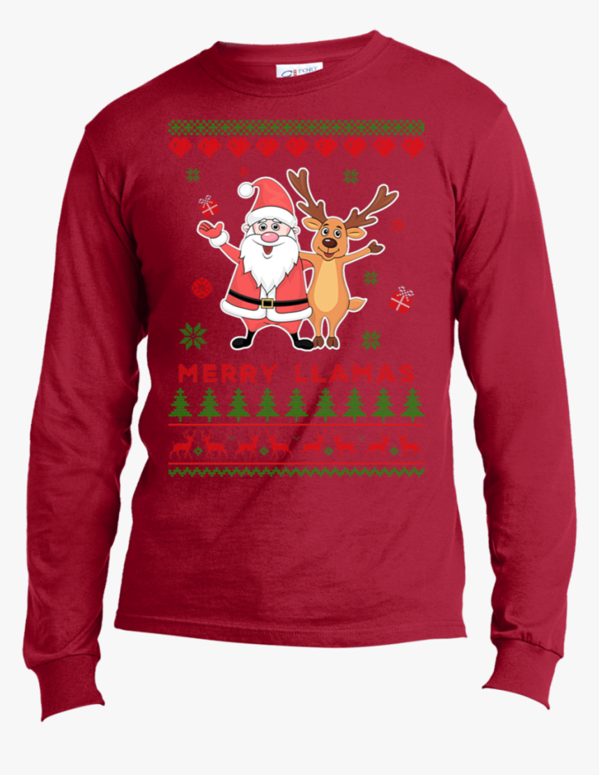 Llama Christmas Sweater, Llama Ugly Sweatshirt, HD Png Download, Free Download