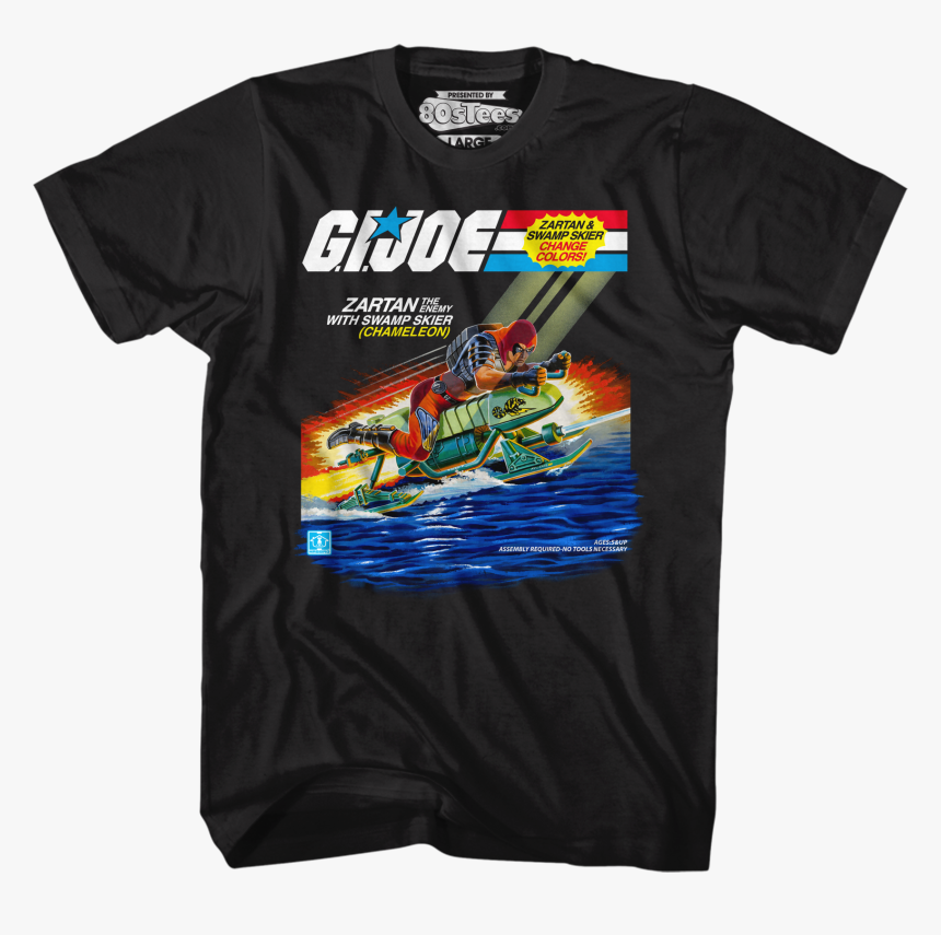 Zartan With Chameleon Swamp Skier Gi Joe T-shirt, HD Png Download, Free Download