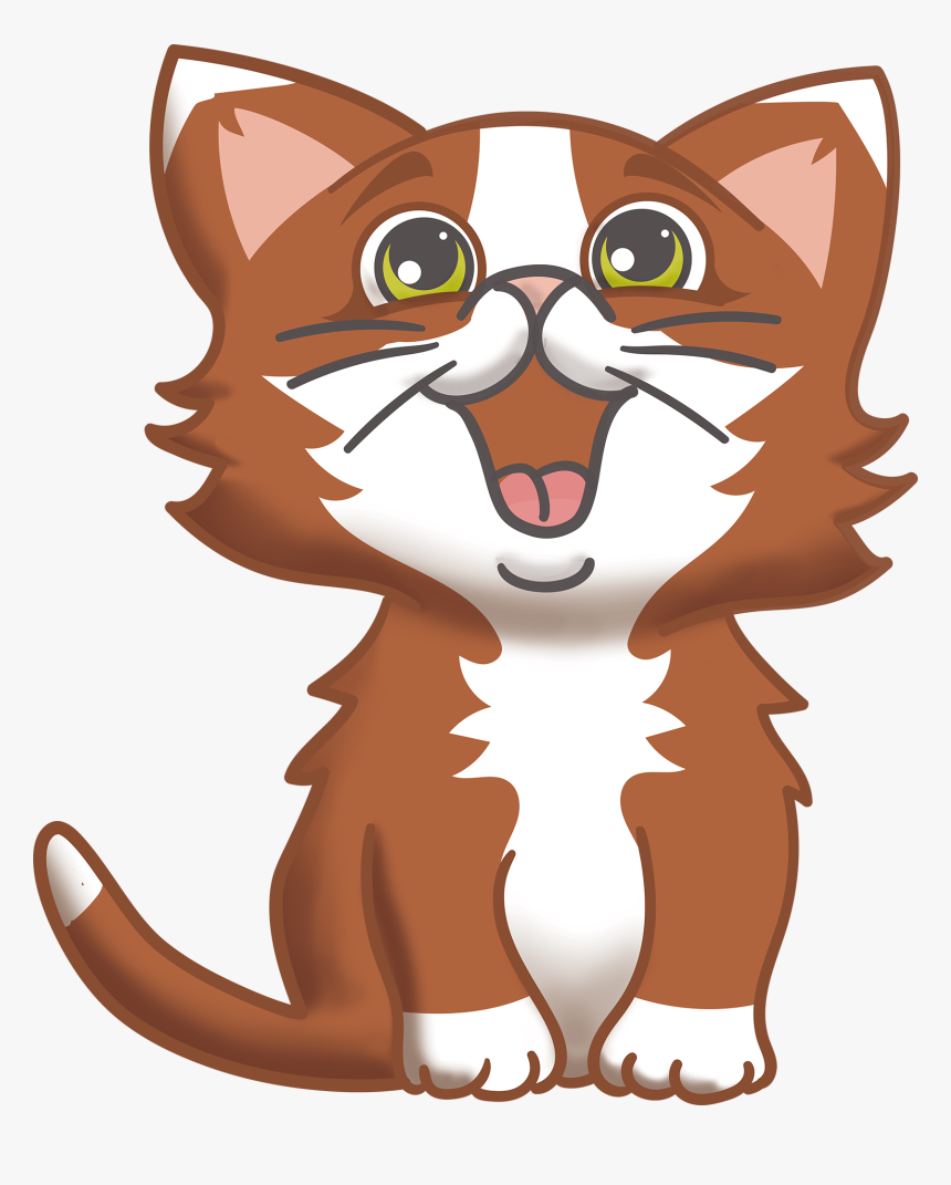 Happy Cat Png, Transparent Png, Free Download