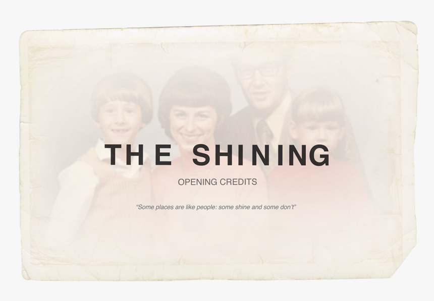 The Shining , Png Download, Transparent Png, Free Download