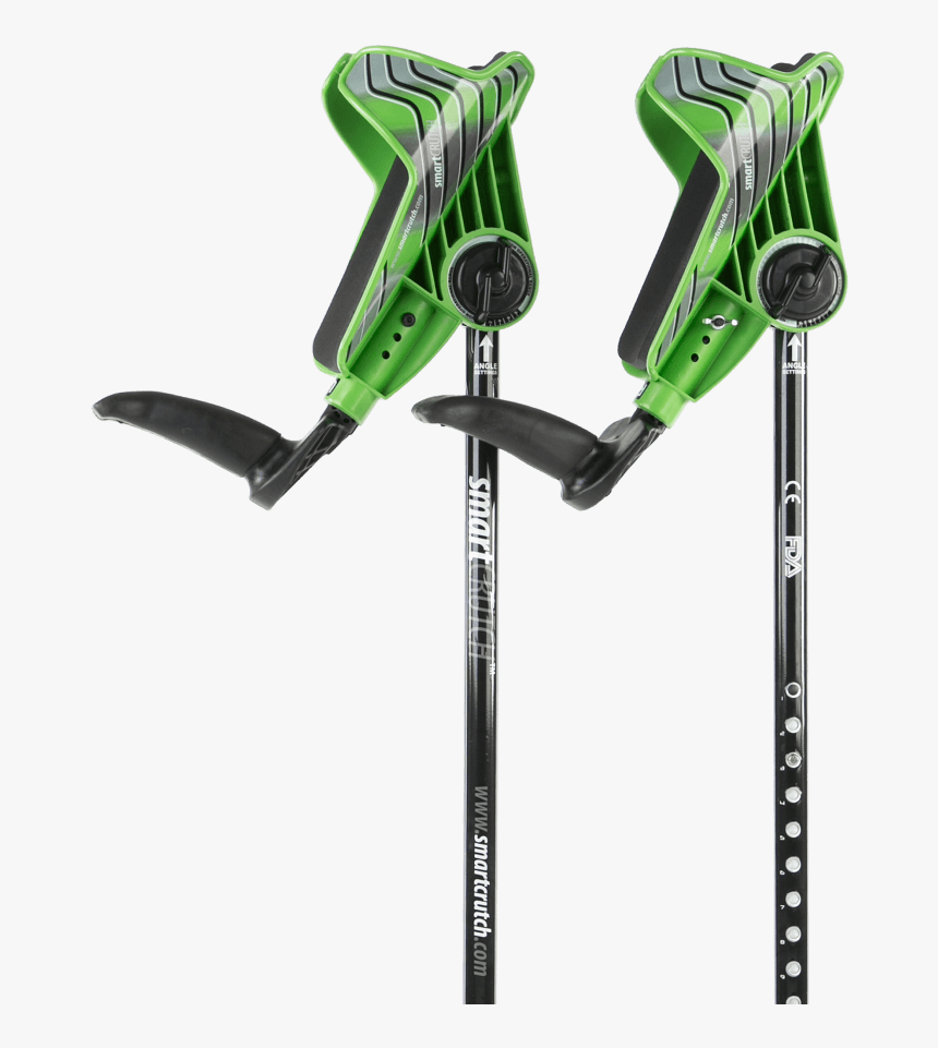 Green Crutches From Smartcrutch, HD Png Download, Free Download