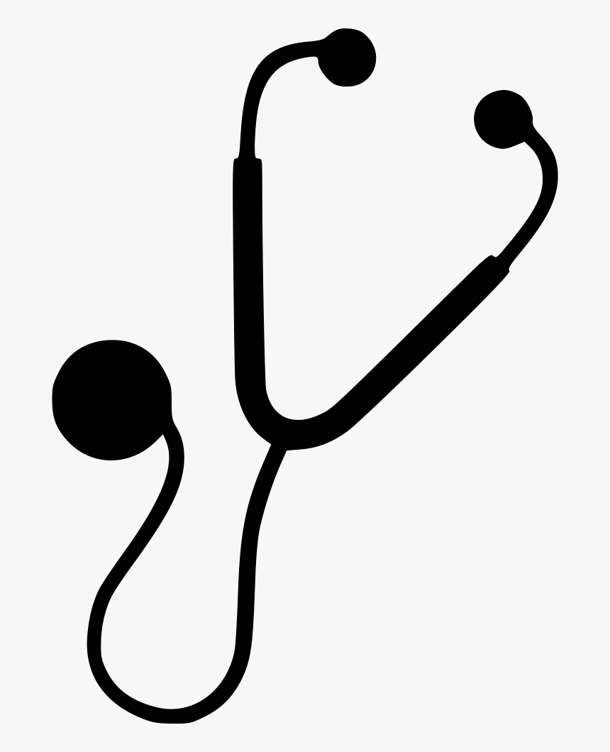 Stethoscope - Stethoscope Images Png Black, Transparent Png, Free Download