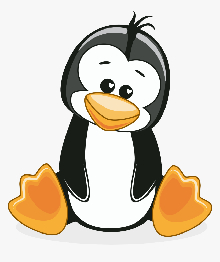 Penguin Cartoon Clip Art - Pinguino Con Paraguas, HD Png Download, Free Download