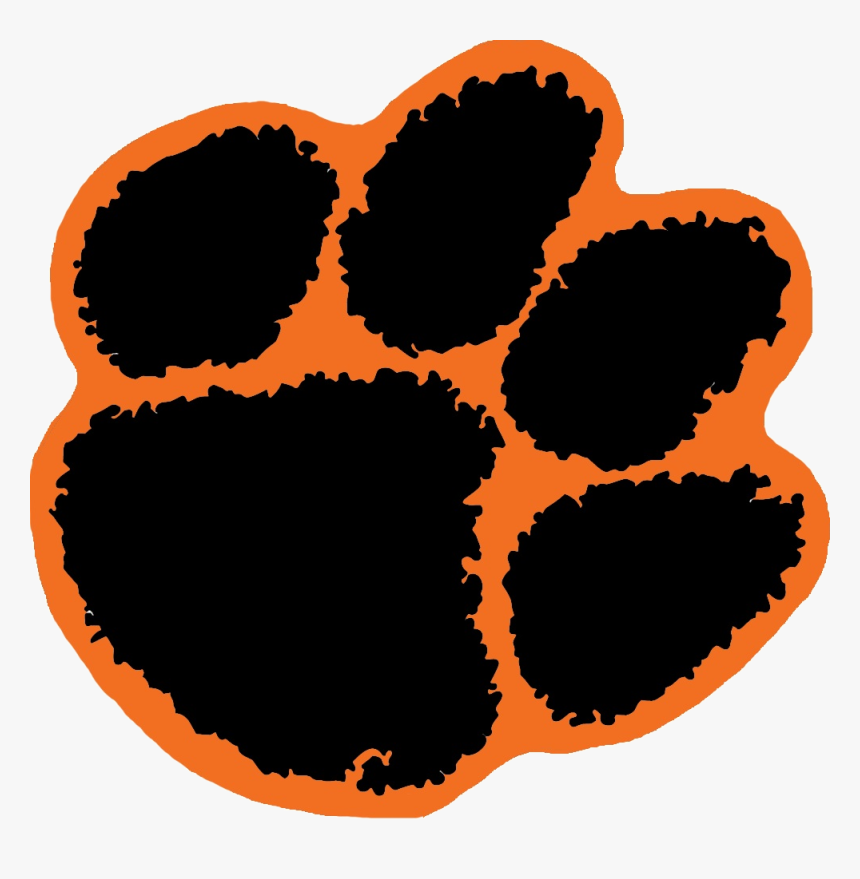 Transparent Tiger Cheerleader Clipart - Clemson Tiger Paw, HD Png Download, Free Download