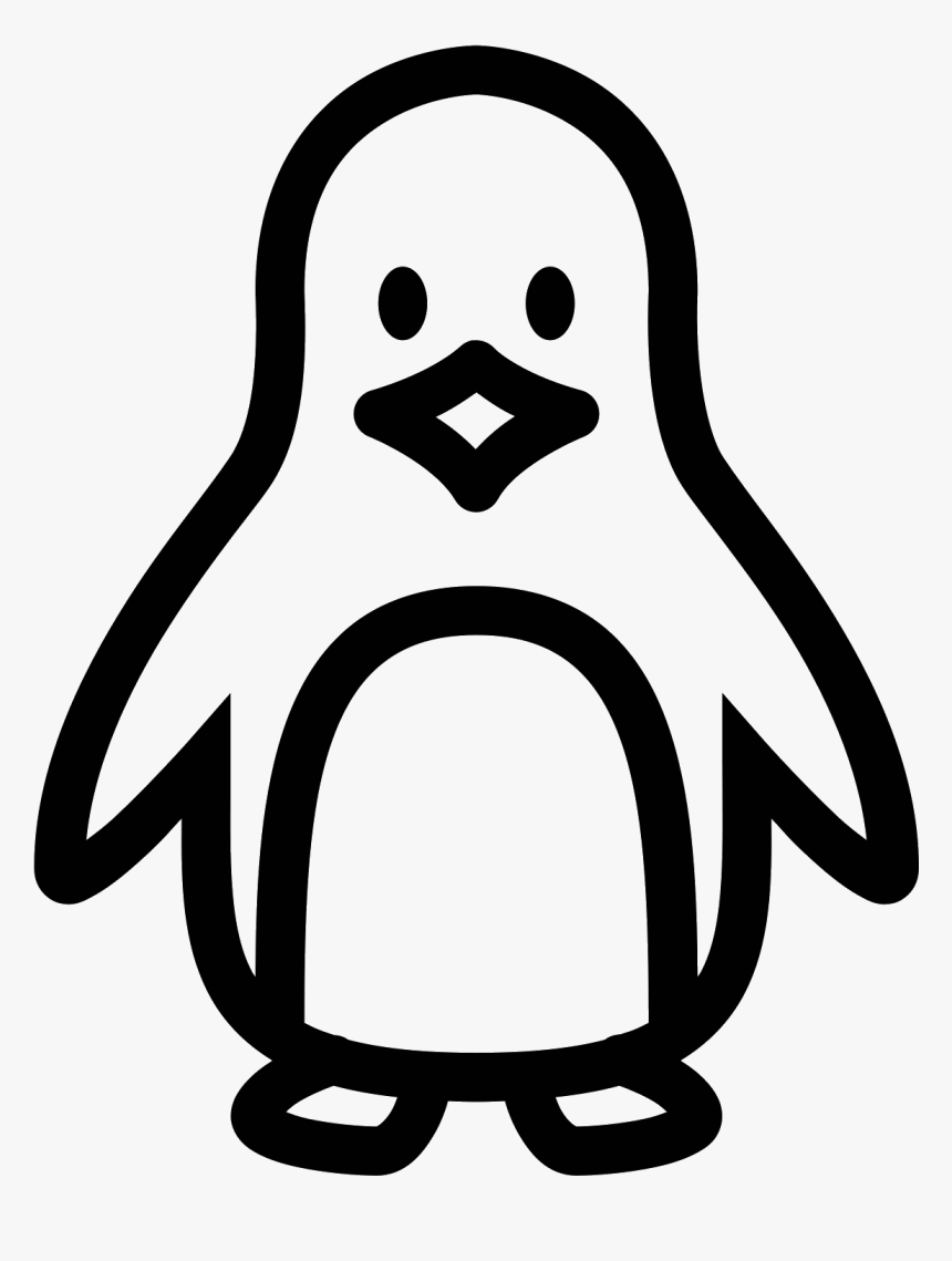 Penguin Png For Free Download On - Black And White Penguin Vector, Transparent Png, Free Download