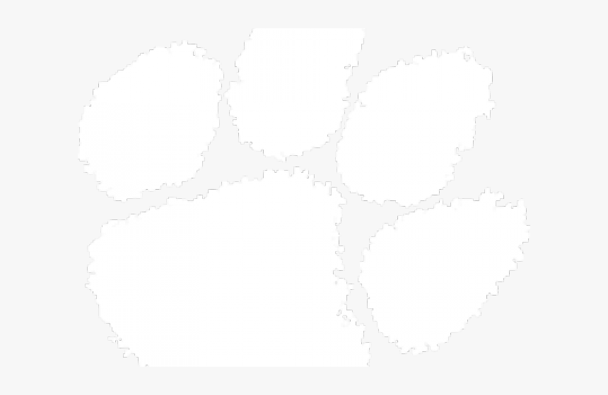 Clemson Tiger Paw Stencil Clemson Tigers Logo, HD Png Download kindpng