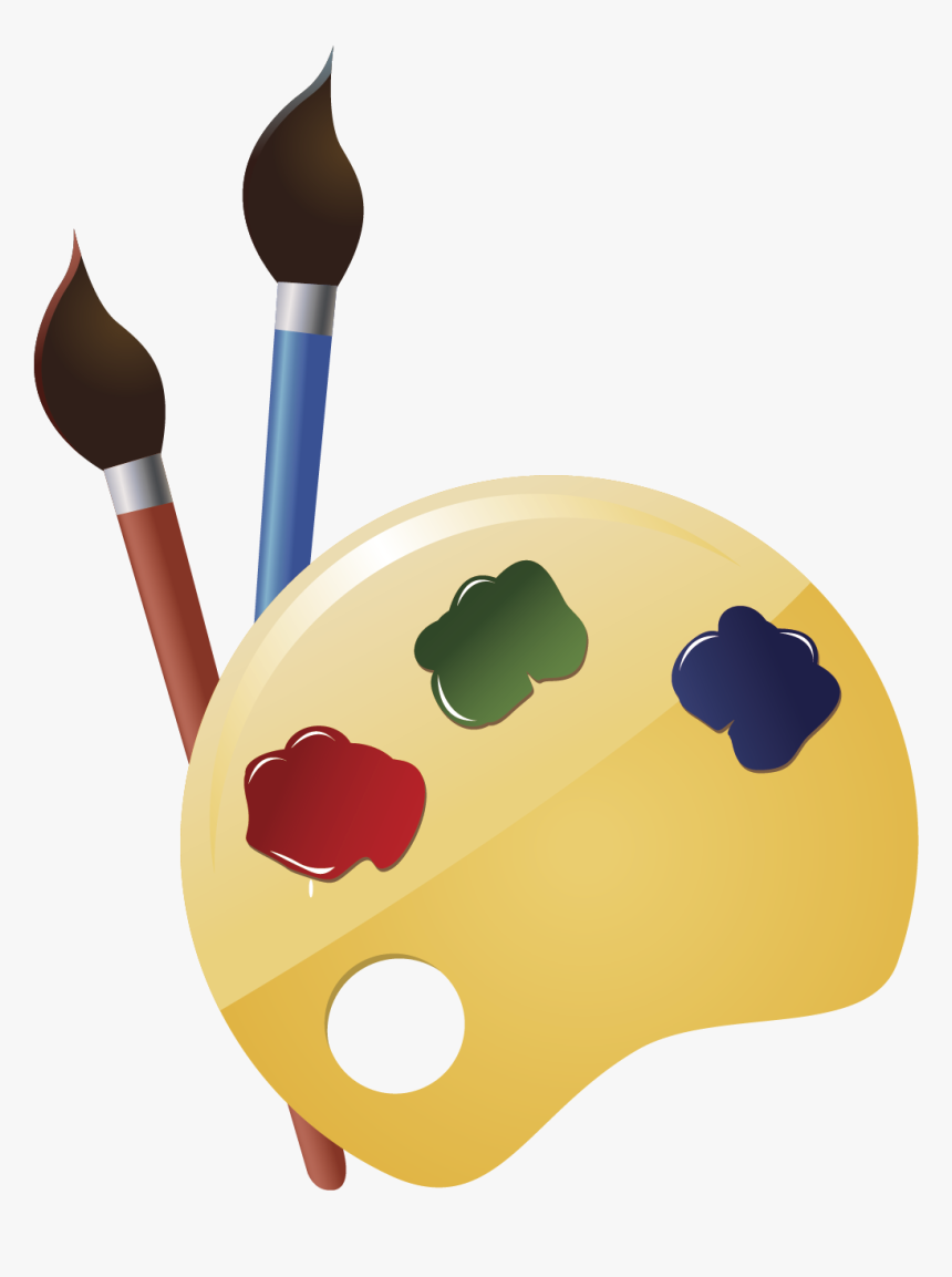 Paintbrush Palette Painting - Art Icons, HD Png Download, Free Download