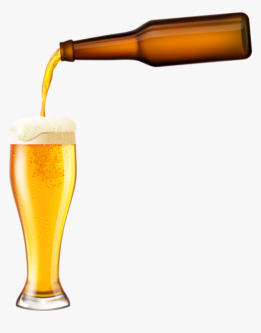 Low-alcohol Beer Beer Bottle Clip Art - Transparent Background Beer Bottle Clipart, HD Png Download, Free Download