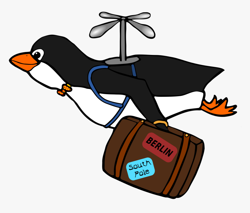 Migrating Penguin Clip Arts - Migration Clip Art, HD Png Download, Free Download