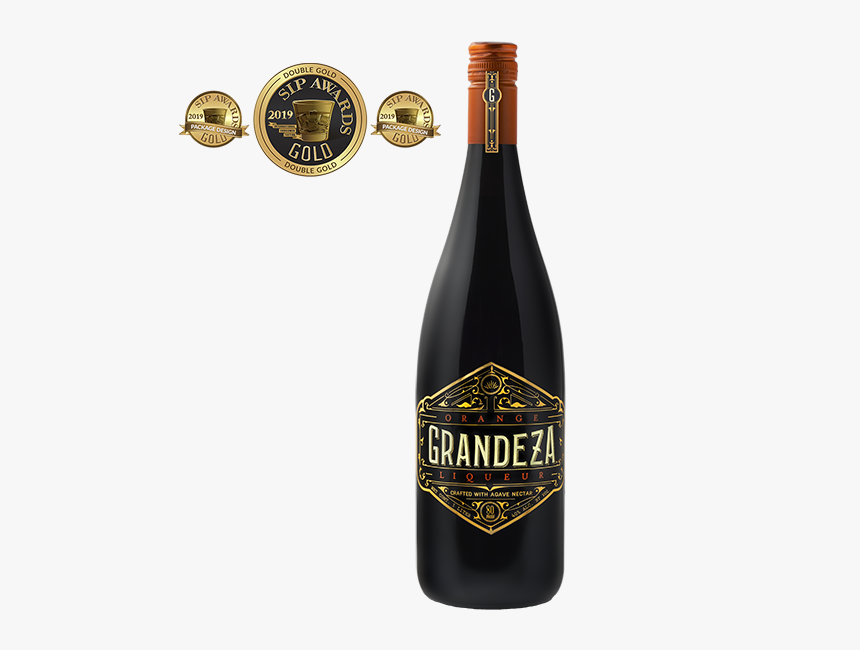 Grandeza Bottle Home Double Gold - Grandeza Premium Orange Liqueur, HD Png Download, Free Download