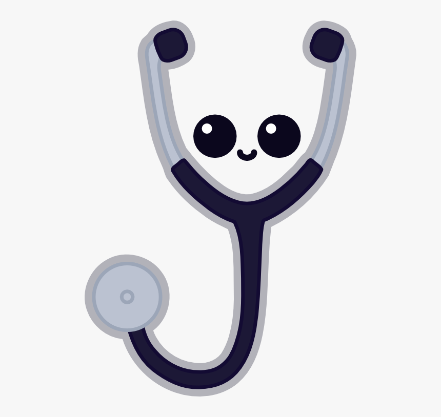 Transparent Stethoscope Cute - Stethoscope Clipart Cute, HD Png Download, Free Download