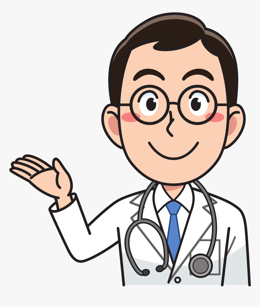 Man, With Stethoscope Clip Arts - Doctor With Stethoscope Clipart, HD Png Download, Free Download