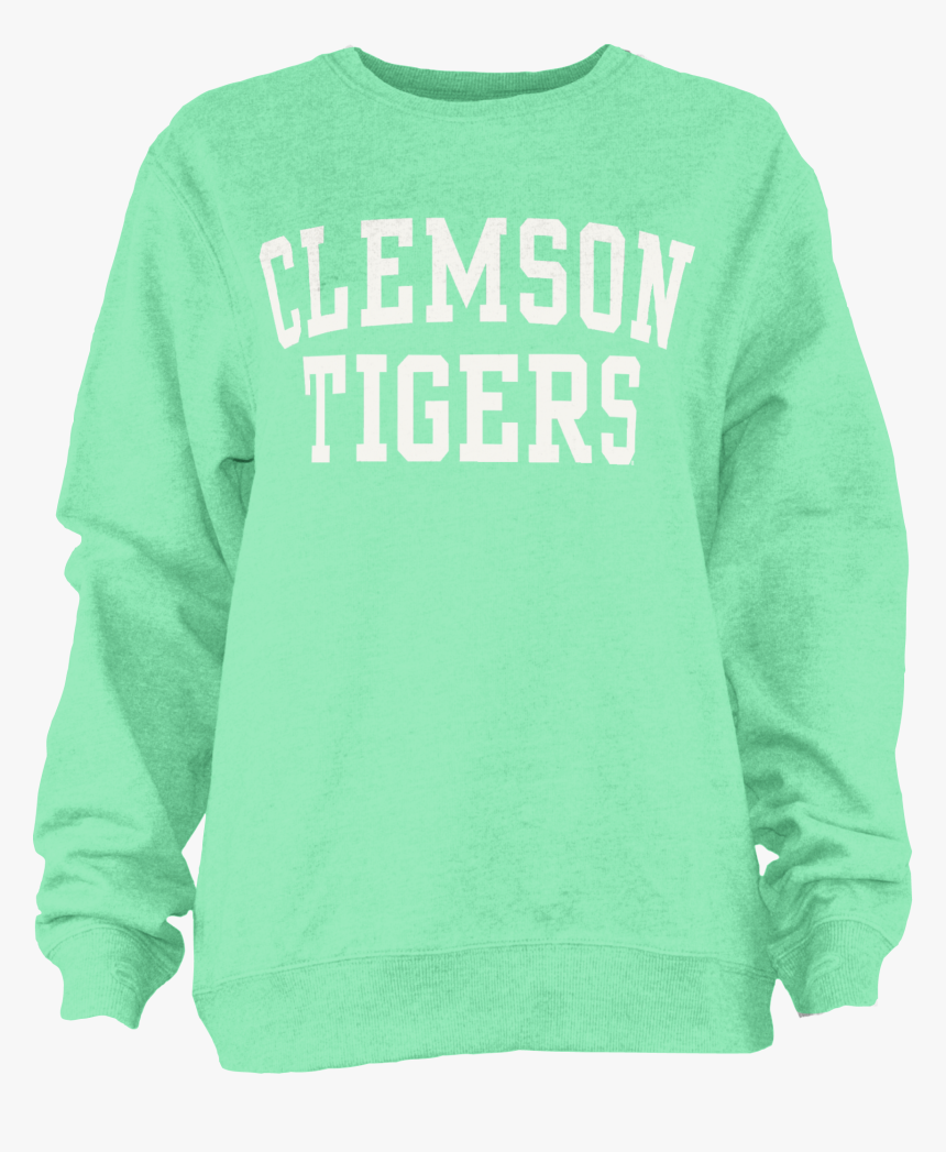 Clemson Tigers Pigment Crewneck Sweatshirt"
 Class="lazyload - Long-sleeved T-shirt, HD Png Download, Free Download