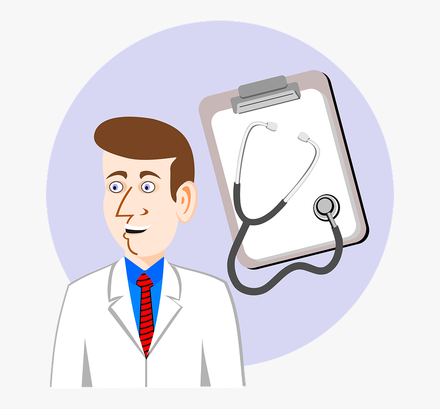 Doctor, Health, Hospital, Stethoscope, Medicine - Cartoon, HD Png Download, Free Download