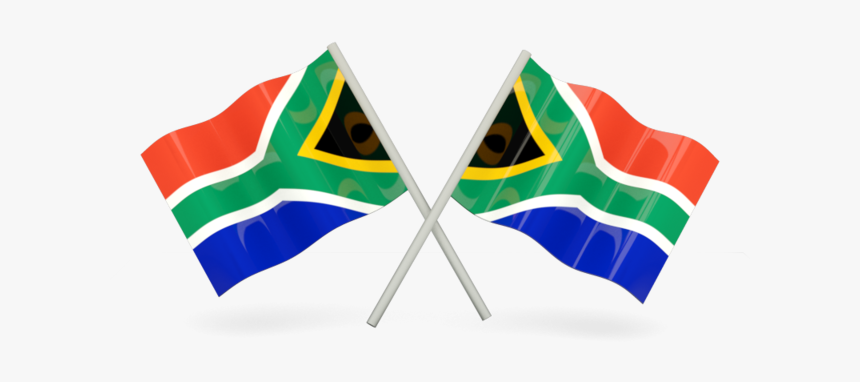 Two Wavy Flags - South African Flags Png, Transparent Png, Free Download