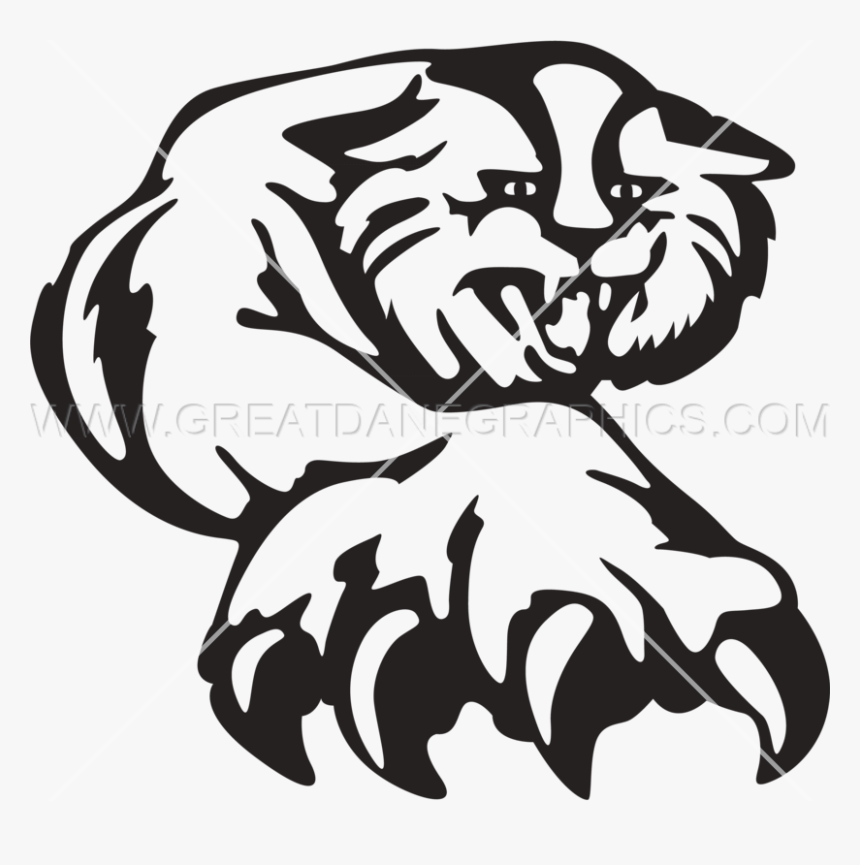 Lion Paw Drawing - Tiger Claws Png, Transparent Png, Free Download