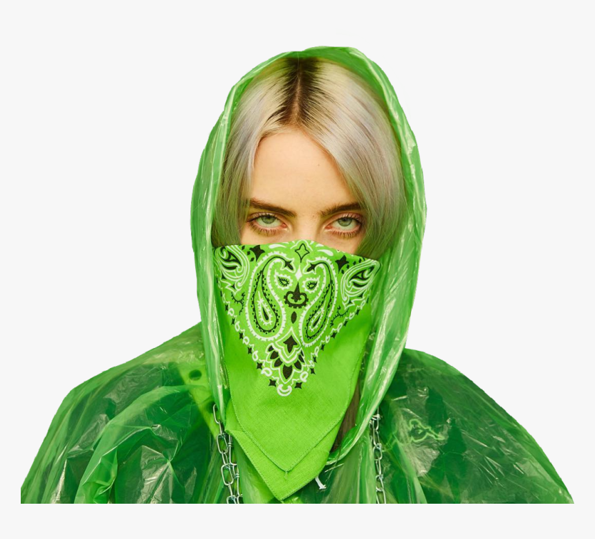 #billie Eilish #billieeilish #tumblr #tumblrgirl #green - Billie Eilish Green, HD Png Download, Free Download