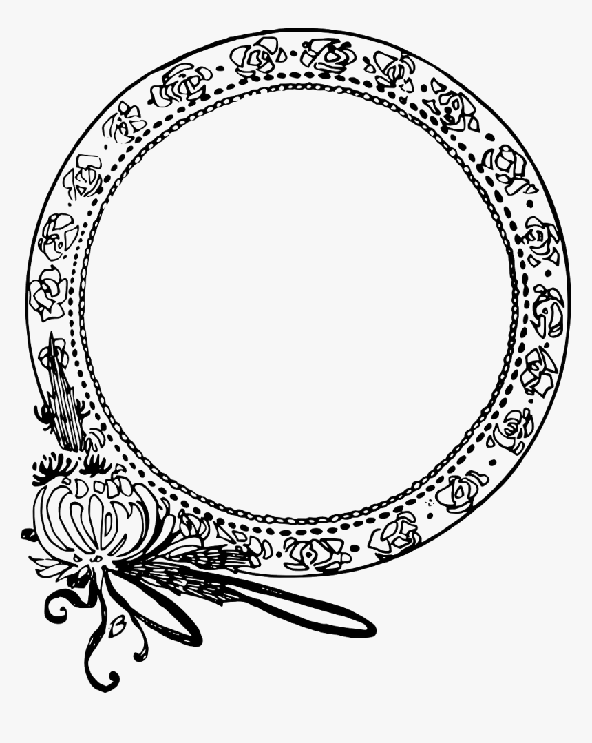 Circle Decorative Flower Free Picture - Cercle Decoratif Png, Transparent Png, Free Download