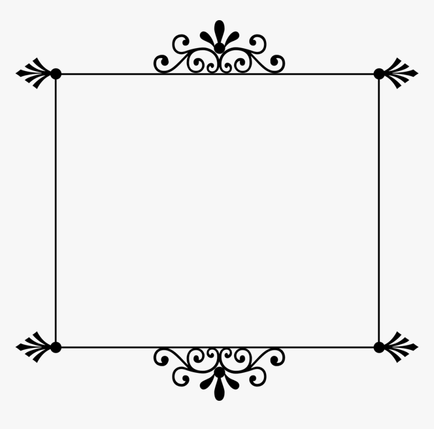 Fancy Frame Png Black