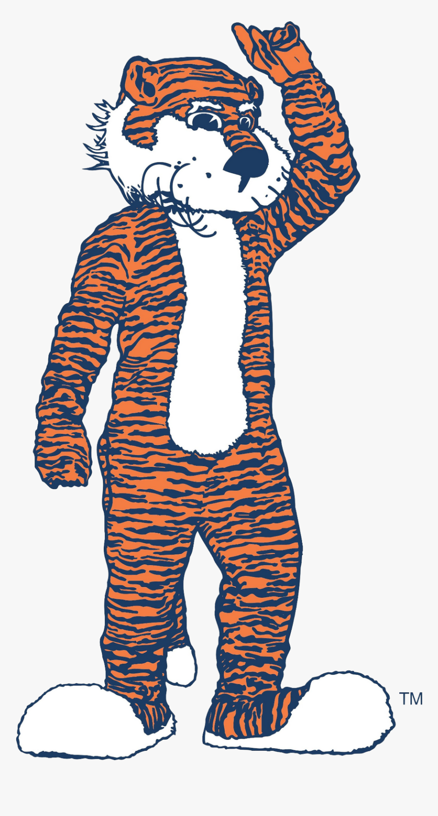 Clemson Tiger Mascot Cartoon , Png Download - Clemson Tigers Mascot Png, Transparent Png, Free Download