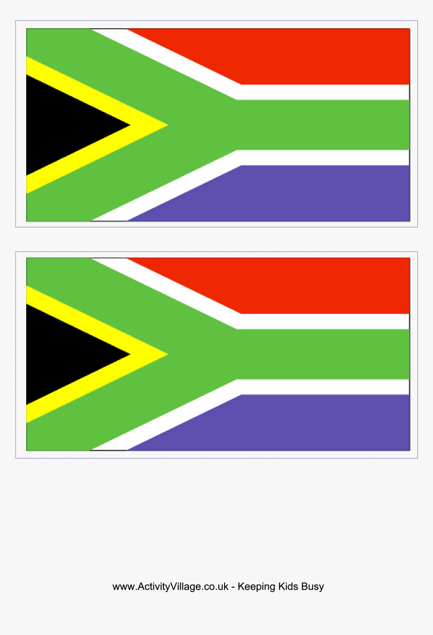 South African Flag Main Image - English Speaking Countries, HD Png Download, Free Download