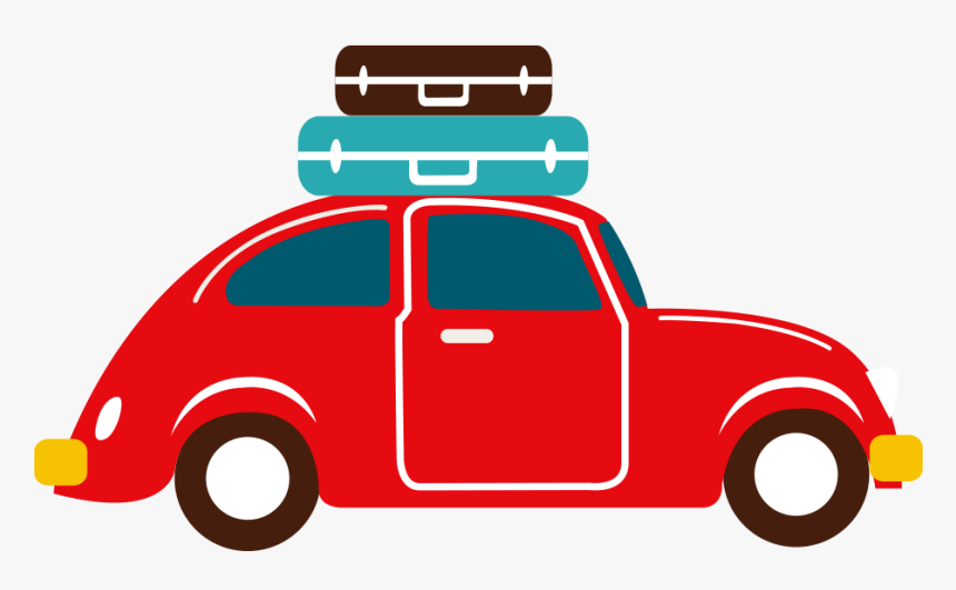 Car Picnic Travel - Car Vector Png Red, Transparent Png, Free Download