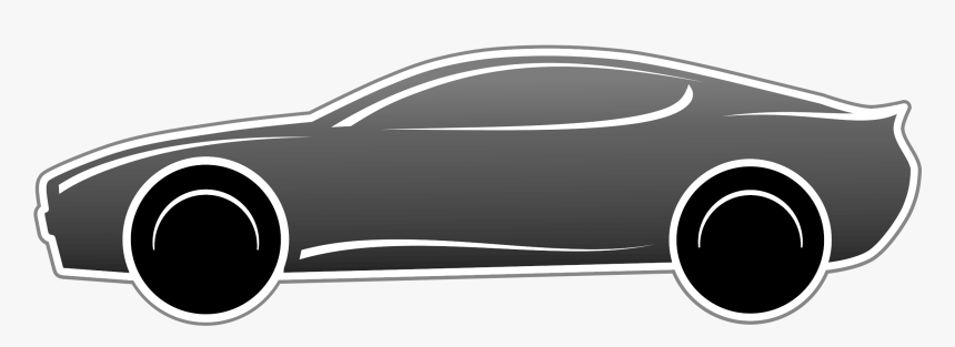 Concept-car - Car Clipart Black And White Png, Transparent Png, Free Download