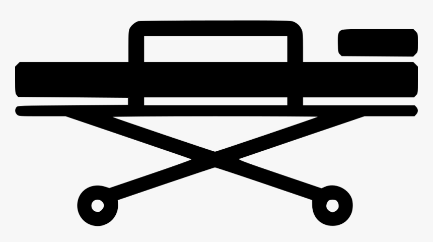 Stretcher Equipment Medical Furniture Hospital - Medical Equipment Icon Png, Transparent Png, Free Download