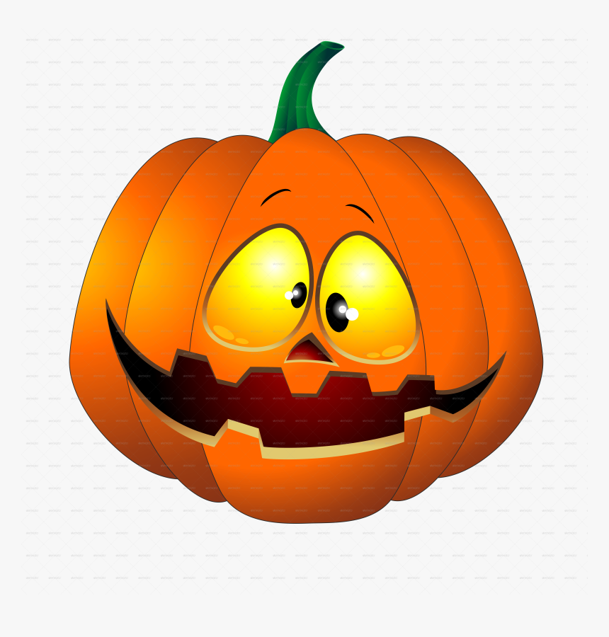 Cartoon Halloween Pumpkin Illustration Happy Face Citypng 