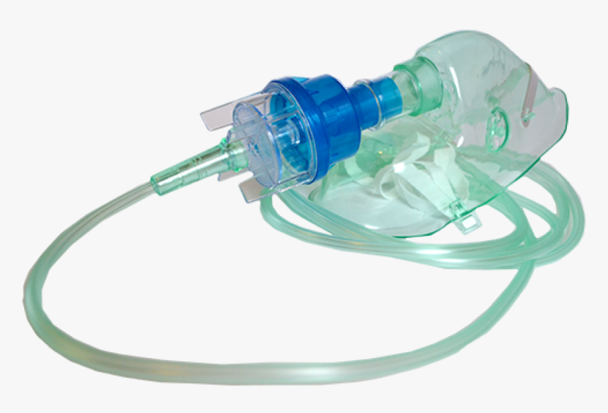 Nebulizer Mask Adult And Paediatric - O2 Mask With Nebulizer, HD Png Download, Free Download