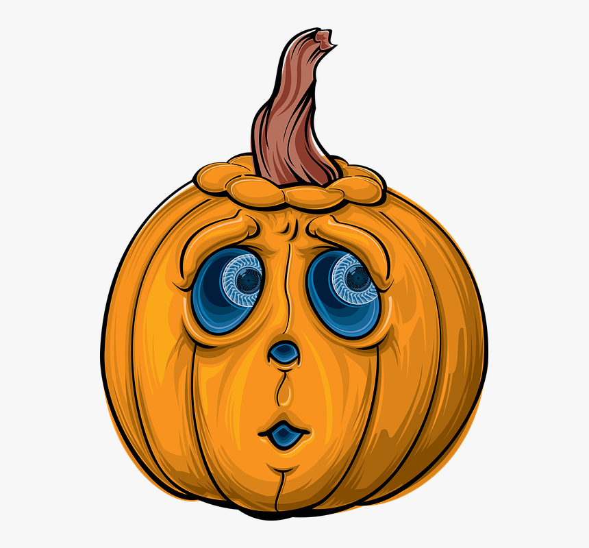 Cartoon, Halloween, Pumpkin, Carved, Autumn, Lantern - Animated Clipart Jack O Lantern, HD Png Download, Free Download